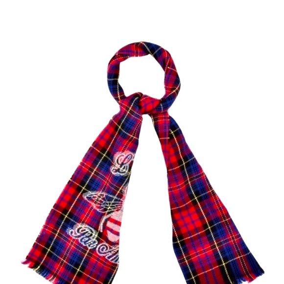 GUCCI “L’AVEUGLE PAR AMOUR” BEE PLAID SCARF NWOT. - Picture 10 of 15